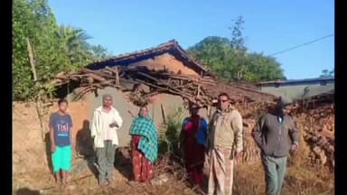 बोलबा: बोलबा के पीड़ियापोस रेंगारबहार में जंगली हाथी ने कई घरों को निशाना बनाया, ग्रामीण भयभीत