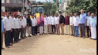రాజేంద్రనగర్: బి ఎన్ రెడ్డి నగర్ డివిజన్ లో సిసి రోడ్ల నిర్మాణ పనులను ప్రారంభించిన కార్పొరేటర్ మొద్దు లచ్చిరెడ్డి