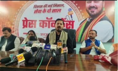 धरसीवा में 2 साल की सेवा में 400 करोड़ का रिकॉर्ड विकास, विधायक अनुज शर्मा ने प्रेस कॉन्फ्रेंस कर पेश किया रिपोर्ट कार्ड