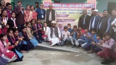चेहराकलां: उत्क्रमित मध्य विद्यालय मुस्तफापुर उर्दू में एक भारत श्रेष्ठ भारत खेल प्रतियोगिता आयोजित की गई