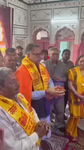 आमेर: भाजपा के पूर्व प्रदेश अध्यक्ष ने अलवर क्षेत्र के दौरे पर जगन्नाथ जी मंदिर में किए दर्शन