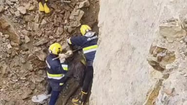 பெரம்பலூர்: நாட்டார்மங்கலத்தில் கல்குவாரியில் பாறை சரிவில் சிக்கிய தொழிலாளி 3 நாட்களுக்கு பிறகு சடலமாக மீட்பு