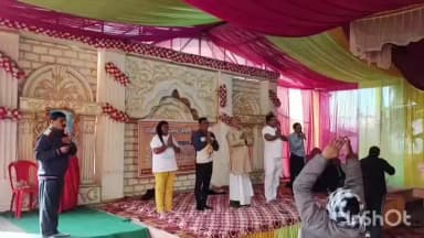 भांडेर: युवा मिशन के तहत शुक्ला गार्डन में सामूहिक सूर्य नमस्कार का आयोजन