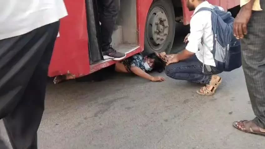 ಹಾಸನ: ಕೆಎಸ್ಆರ್ಟಿಸಿ ಬಸ್-ಸ್ಕೂಟಿ ಅಪಘಾತ, ಮಹಿಳೆ ಸ್ಥಳದಲ್ಲೇ ಸಾವು