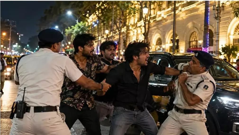 কলকাতা: পুজোর আগে পার্ক স্ট্রিটে সংঘর্ষ, পুলিশকর্মীও আক্রান্ত, তিনজন গ্রেপ্তার