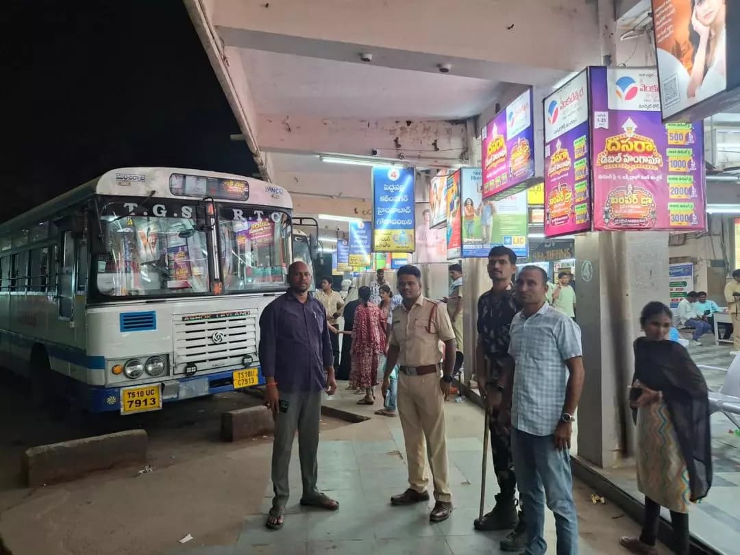 మంచిర్యాల: మంచిర్యాల బస్టాండ్లో పెరిగిన నిఘా: కొత్తగా 10 సీసీ కెమెరాల ఏర్పాటు