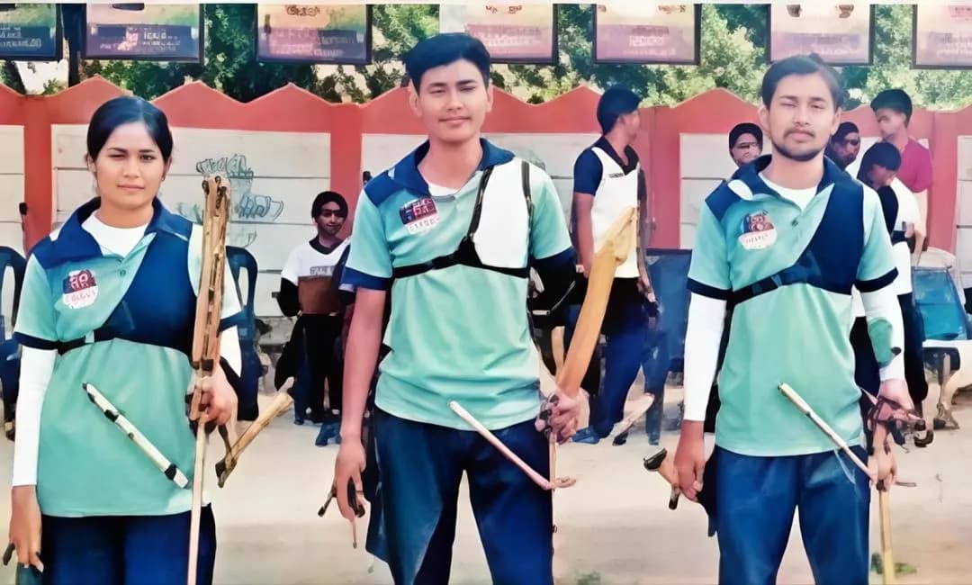 गडचिरोली: गोंडवाना विद्यापीठ तिरंदाजी स्पर्धेत गडचिरोलीचे तीन तिरंदाजी पात्र