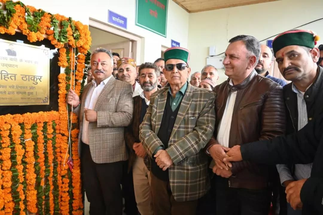 ठियोग: बाघी में 19 लाख के पशु औषधालय का लोकार्पण, 193 सड़कें स्वीकृत, विकास कार्य जल्द पूरा