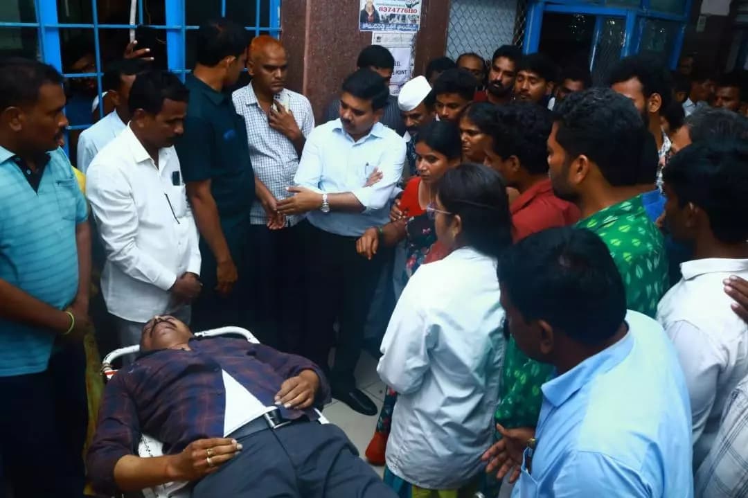 నల్గొండ: రోడ్డు ప్రమాదంలో పంచాయతీ కార్యదర్శి శ్రీపతి అంజయ్య మృతి