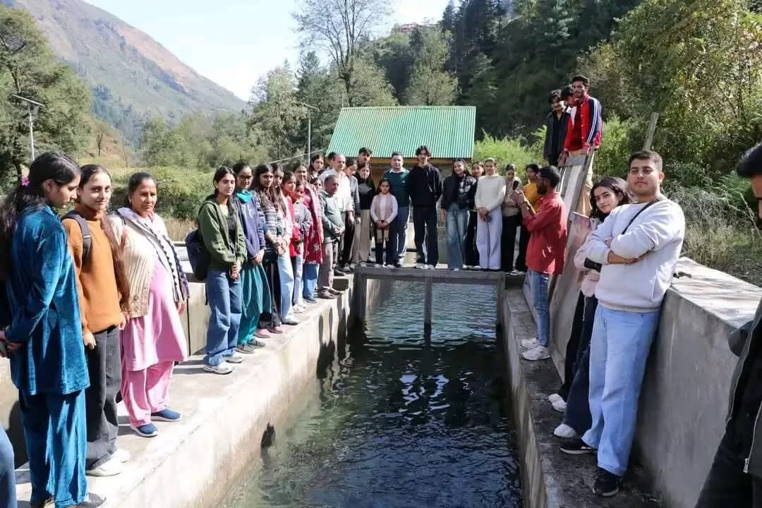 चम्बा: राजकीय महाविद्यालय चम्बा में ट्राउट मत्स्य पालन और वन्यजीव संरक्षण पर शैक्षणिक भ्रमण