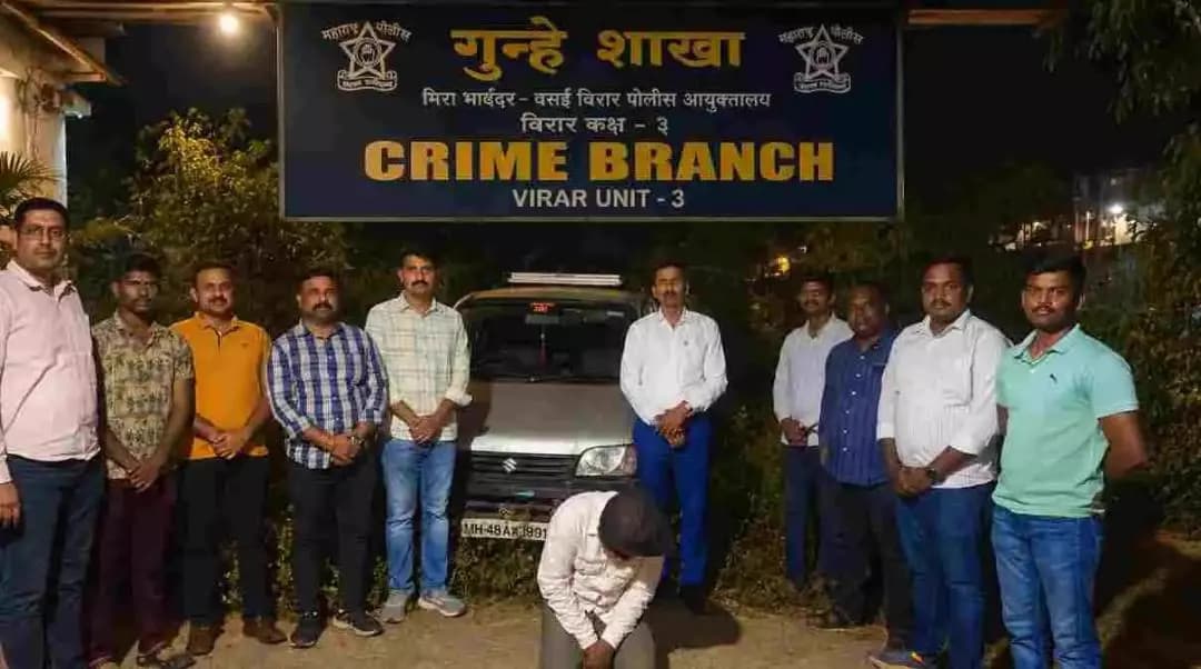 वाडा: वसई-विरारमध्ये वाहन चोरी करून घरफोडी करणाऱ्या आरोपीला उल्हासनगरमध्ये अटक