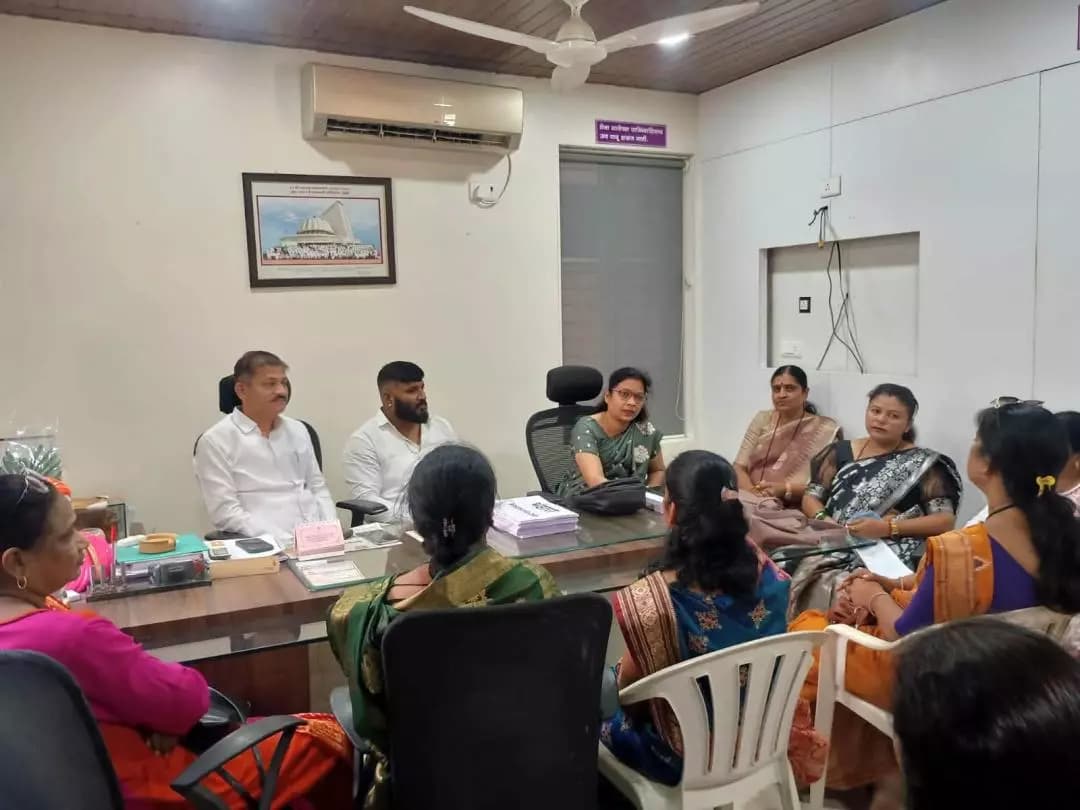 भंडारा: माजी आमदार चरण वाघमारे यांच्या उपस्थितीत राष्ट्रवादी महिला आघाडीची बैठक भंडाऱ्यात