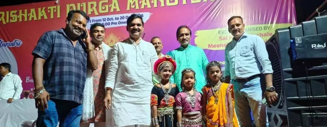 नांदेड: लातूर फाट्यात नारीशक्ती दुर्गा महोत्सव-2026 चा भव्य उत्सव
