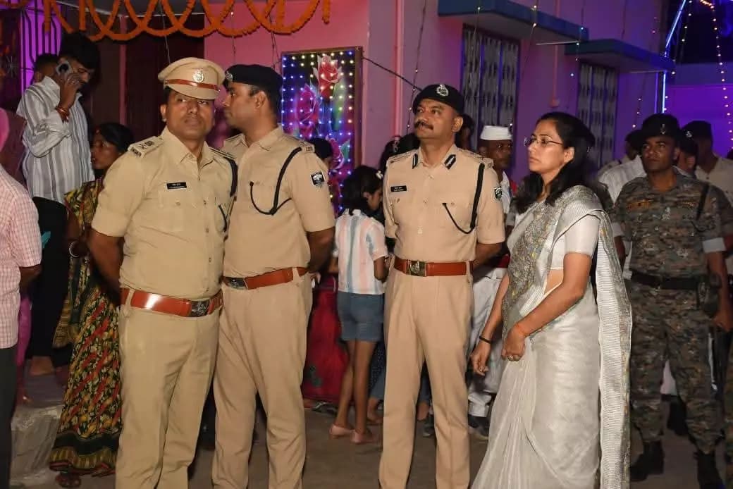 जगदीशपुर: भागलपुर में माननीय मुख्यमंत्री के आगमन पर कड़ी सुरक्षा व्यवस्था
