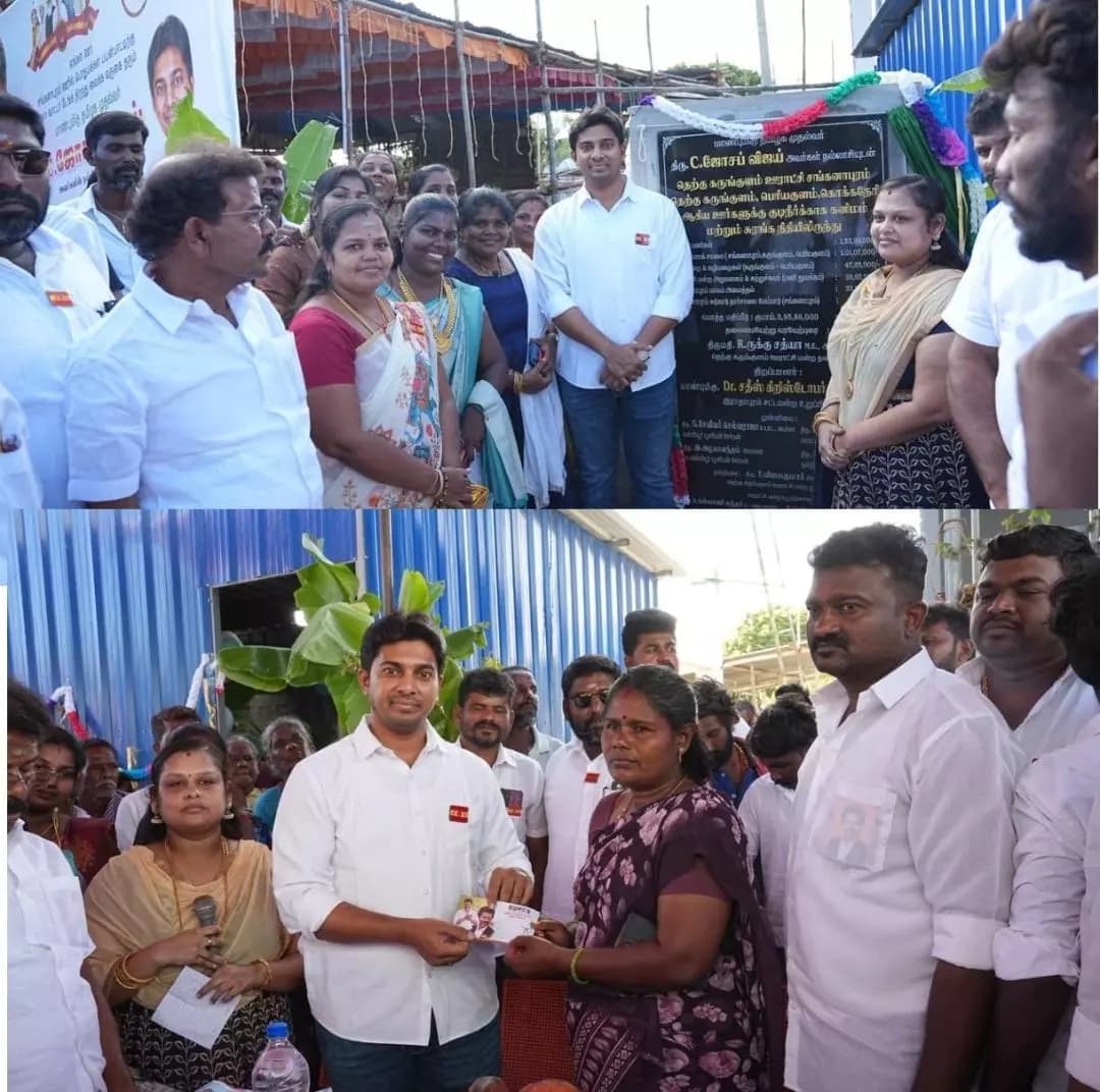 ராதாபுரம்: சங்கனாபுரத்தில் புதிய RO குடிநீர் தொட்டி திறப்பு; மாணவர்கள் மற்றும் தூய்மைப் பணியாளர்களுக்குப் பரிசு!