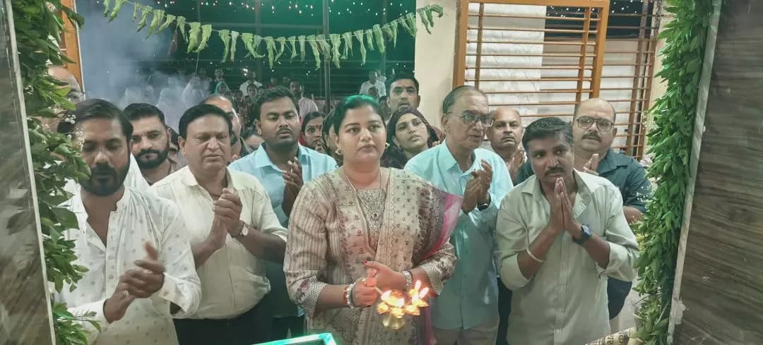 नंदुरबार: ग्रामदैवत आई श्री वाघेश्वरी मातेसाठी आरती पूजन