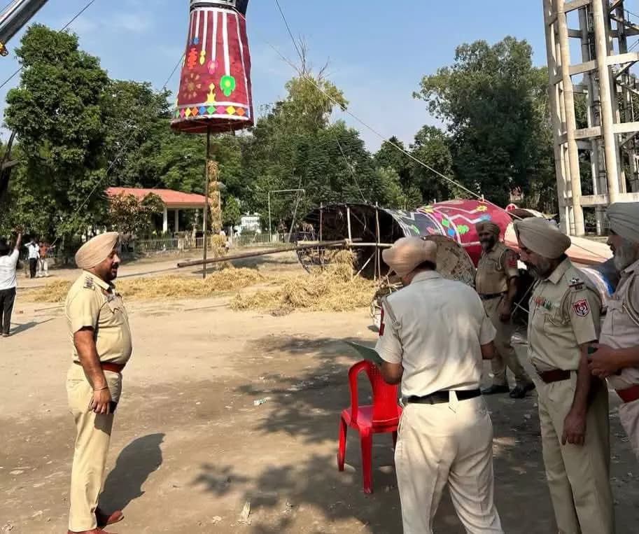 ਤਰਨਤਾਰਨ: ਦੁਸਹਿਰੇ ਮੌਕੇ ਤਰਨ ਤਾਰਨ ਵਿੱਚ ਪੁਲਿਸ ਦਾ ਸੁਰੱਖਿਆ ਪਹਿਰਾ, ਮੁਲਾਜ਼ਮ ਤਾਇਨਾਤ