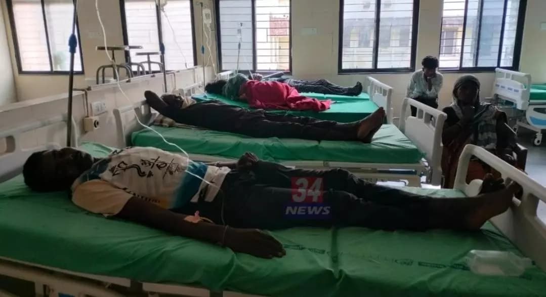 चिमूर: चिमूर तालुक्यातील कोटगावमध्ये 13 जणांना अन्नातून विषबाधा, हळूहळू सुधारती प्रकृती