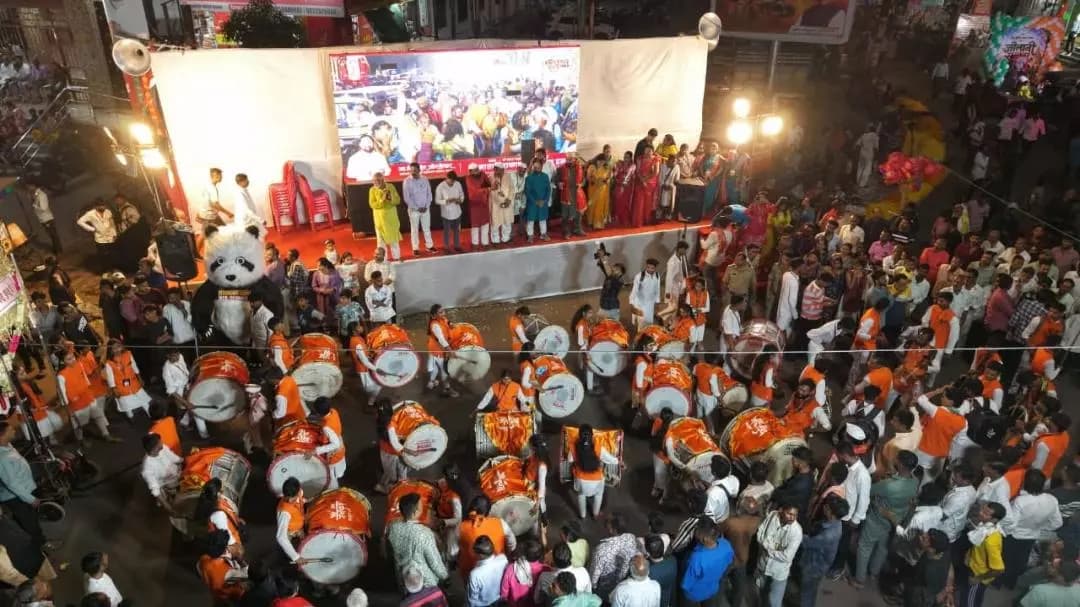 चंद्रपूर: चंद्रपूरमध्ये श्री माता महाकाली महोत्सवाची भव्य पालखी सोहळा आज पार पडला