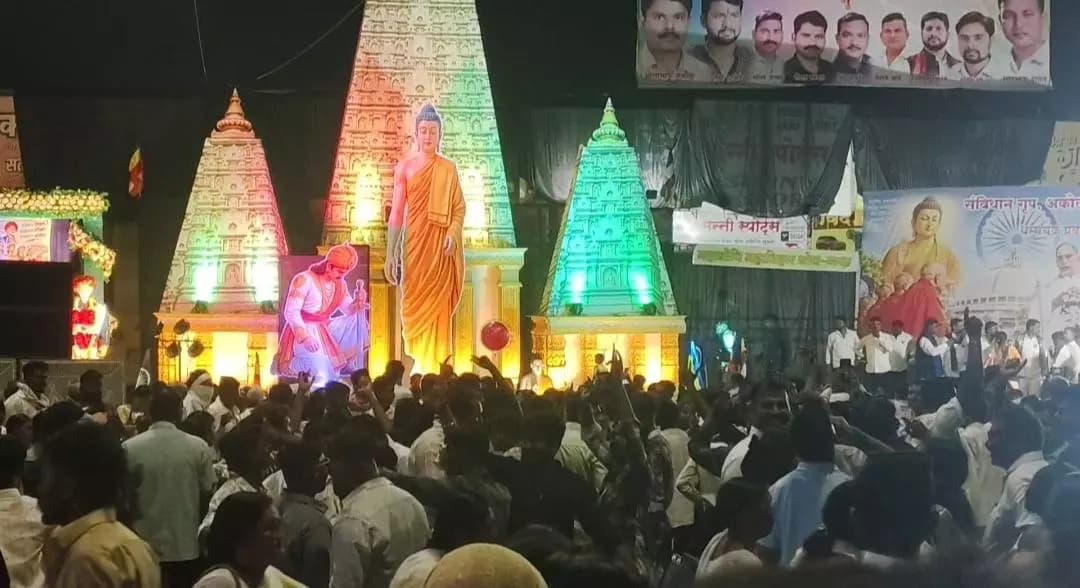 अकोला: अकोल्यात धम्म रॅलीची भव्य मिरवणूक पार पडली