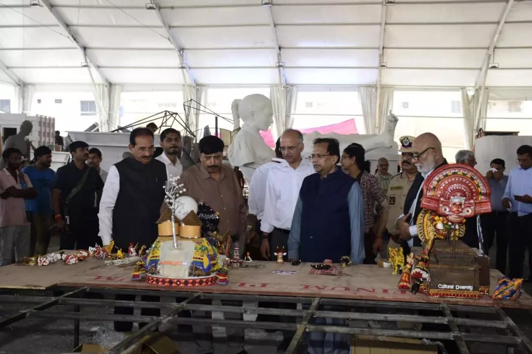 ગરૂડેશ્વર: એકતાનગરમાં રાષ્ટ્રીય એકતા દિવસની તૈયારીઓ: કેન્દ્રીય ગૃહ સચિવે કરી સમીક્ષા