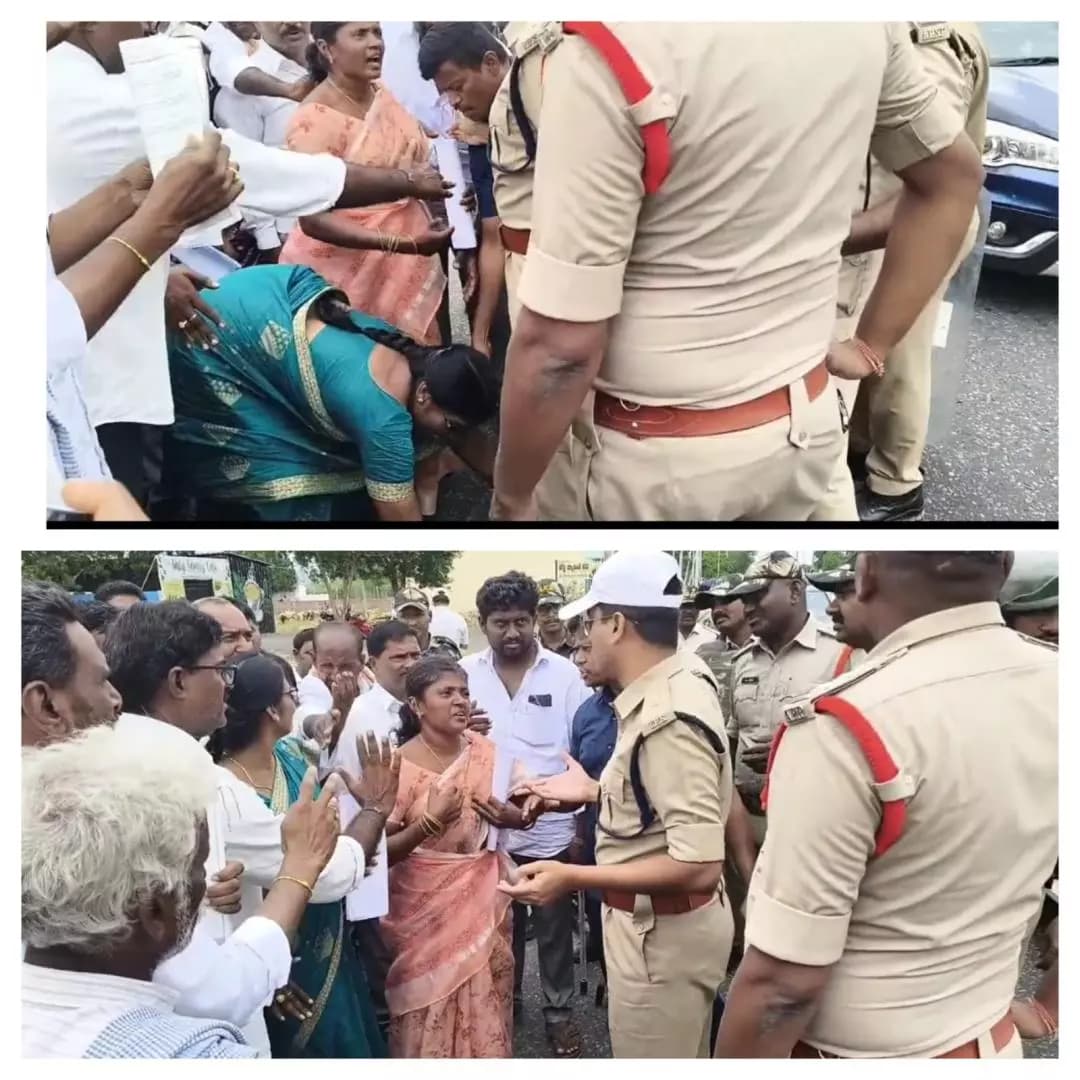 మార్కాపురం: కొనకనమిట్ల: నామినేషన్ పత్రాల చింపివేత, ఓఎస్డీ కాళ్లు పట్టుకున్న ఎంపీటీసీ అభ్యర్థులు