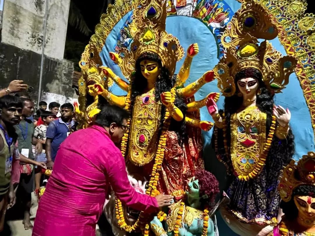চুঁচুড়া-মগরা: বিধায়ক সুবীর নাগ পরিদর্শন করলেন চুঁচুড়ার বিসর্জনের ঘাটগুলি