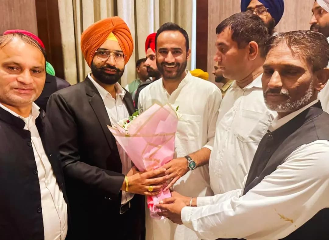 ਨਕੋਦਰ: ਜਲੰਧਰ: 'ਆਪ' ਲੀਗਲ ਵਿੰਗ ਦੇ ਪ੍ਰਧਾਨ ਦੀ ਸਾਂਸਦ ਮੀਤ ਹੇਅਰ ਨਾਲ ਮੁਲਾਕਾਤ