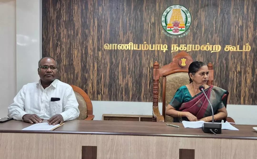வாணியம்பாடி: வாணியம்பாடி நகர்மன்ற கூட்டத்தில் உறுப்பினர்கள் சரமாரி புகார்: கொசு மருந்து அடிக்காத அவலம்!