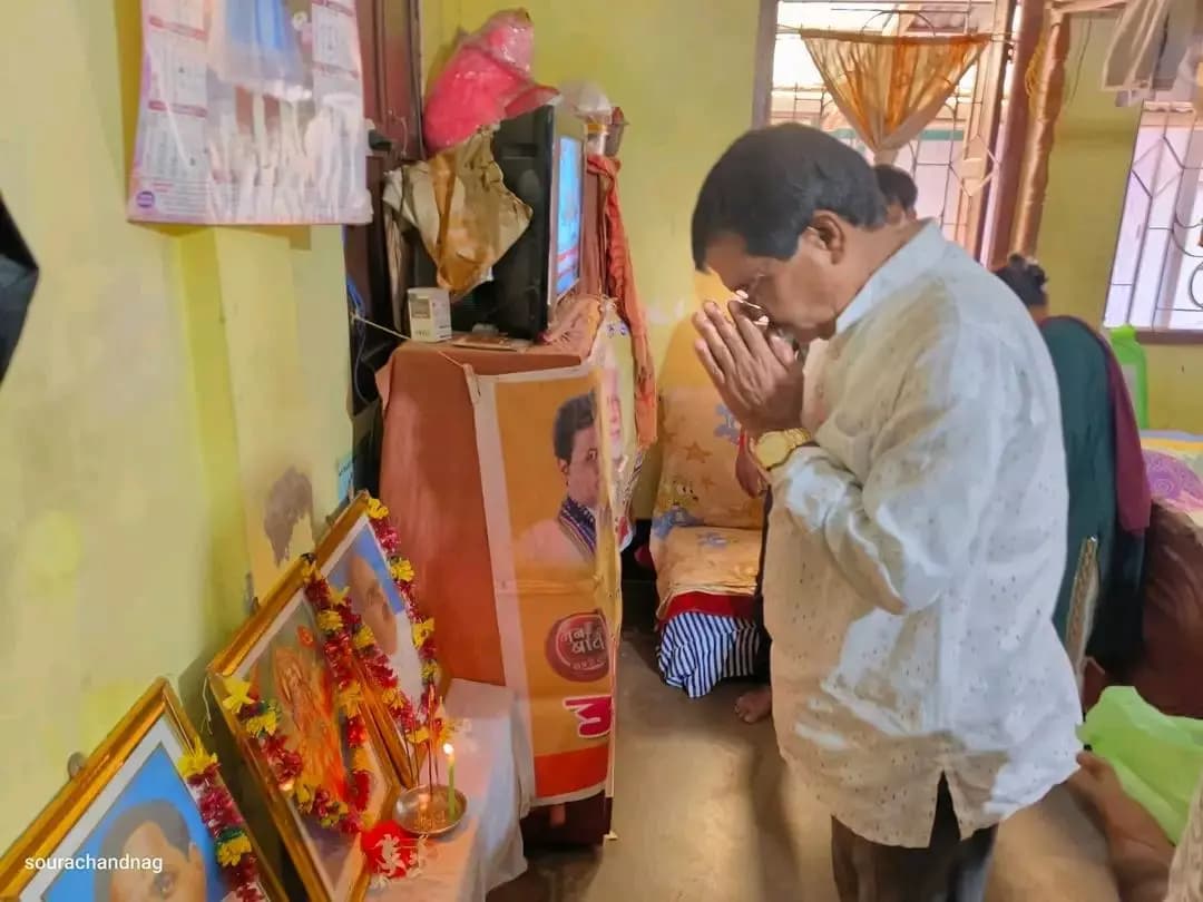 খোয়াই: খোয়াই মণ্ডলের ৮ নম্বর বুথে দেবাশীষ নাথ শর্মার মন কি বাত অনুষ্ঠান