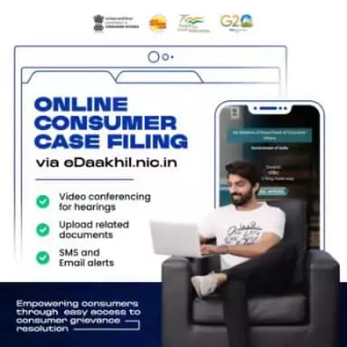 Become a 'Smart Consumer'!
Through e-Daakhil you can easily access your registered case anytime & anywhere.
#edaakhil #consumercases #efiling