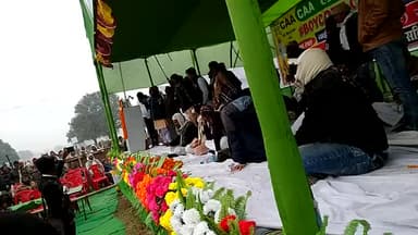 अररिया: दिनांक 26/12/19 को स्थान #वाई_अन_पी_कॉलेज #रानीगंज में #NRC और #CAA के विरोध में हो रहे जन सभा में शामिल हुए