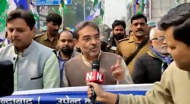 डाकबंगला चौराहा, पटना : #caa_nrc_npr के विरुद्ध #भारतबंद में माननीय उपेंद्र कुशवाहा जी