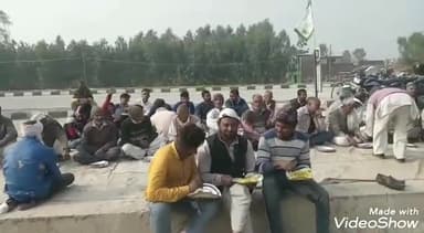 बेहट: बिहारीगढ़ क्षेत्र में भाकियू कार्यकर्ताओं ने अधिकारियों के आश्वाशन के बाद समाप्त किया धरना #भारतीय_किसान_यूनियन #धरना