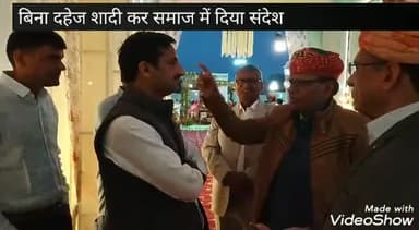 कोठपुतली के चिकित्सक डॉ सांवरमल यादव ने बिना दहेज बेटे की शादी कर समाज को दहेज मुक्त होने का दिया संदेश #दहेज_प्रथा