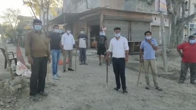 करनाल: करनाल के काछवा गांव में युवाओं ने लगाया ठीकरी पहरा, बाहरी लोगों की एंट्री पर लगाया बैन #लॉकडाउन #पहरा