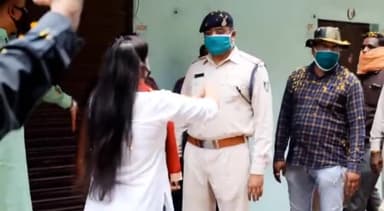 हुज़ूर: teela jamalpura per Kiya Gaya police walon ka phool malaon se swagat#mppoliccare 