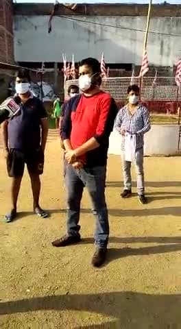 #लॉक डाउन से प्रभावित हटिया विधानसभा में ग़रीब लोगों के विशेष अनुरोध पर उनको अंडा करी चावल खिलाया #हटिया#vidhansabha