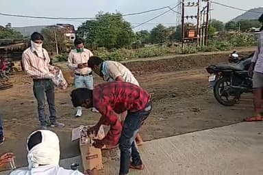 पनागर: #सच्ची समाज सेवा का सच्चा प्रयास#  करोना फाइट्स