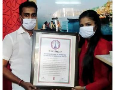 पिंड्रा: वाराणसी की रोशनी ने अपने हुनर से किया वाराणसी के नाम रोशन, रंगोली में बनाए 101 देशों के झंडे #हुनर