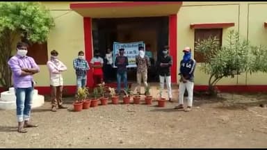 वरला: चाचरिया पाटी स्कूल की राष्ट्रीय सेवा योजना इकाई ने पौधारोपण कर मनाया विश्व पर्यावरण दिवस #पर्यावरण_दिवस #एनएसएस
