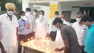 सायला: जीवाणा में कोरोना जागरूकता को लेकर दीपदान कार्यक्रम का हुआ आयोजन #दीपदान #कोरोना