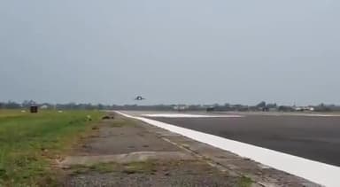 भीनमाल: राफेल लड़ाकू विमान का भारत की भूमि पर स्वागत है.#rafal