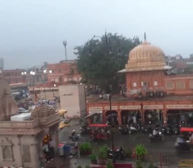 जयपुर: #जयपुर शहर मे जोरदार बरसात #फिर बदला  मौसम का मिजाज  #jaipur_news  #kksingh_rajput  @newsnation_team