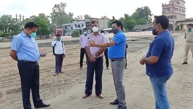 गढ़वा: गढ़वा डीसी व एसडीएम ने गोविंद हाई स्कूल के मैदान में 15 अगस्त की तैयारी को लेकर लिया जायजा #डीसी #जायजा