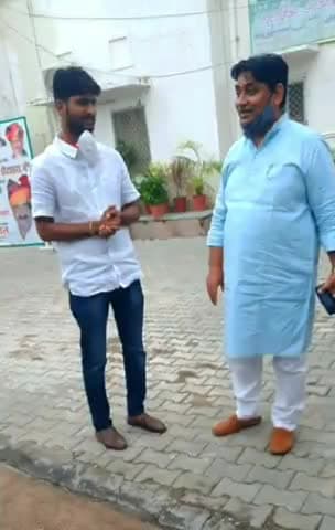 प्रदेश महासचिव आसिफ खान मीले PCC अध्यक्ष व शिक्षा मंत्री #गोविंद_सिंह_डोटासरा जी से।