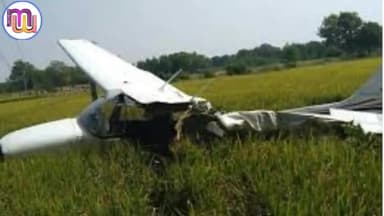 जौनपुर: आजमगढ़ विमान क्रैश पायलट की मौत#crash