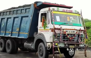 अमड़ापाड़ा: DTO ने छापेमारी कर आमड़ापाड़ा पैनम रोड के 10 कोयला डंपर मालिकों को थमाया नोटिस #कार्रवाई #dto