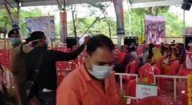 सांवेर: मुख्यमंत्री शिवराज सिह चौहान की सभा मे कुर्सियां खाली रह गई, इसका कारण तुलसी सिलावट की स्थिति खराब #साँवेर