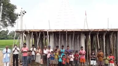 हिलसा: हिलसा प्रखंड स्थित बनवारीपुर के ग्रामीणों के सहयोग से किया जा रहा है शिव मंदिर का निर्माण #शिव_मंदिर